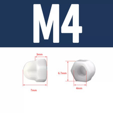 Black/White Nylon Plastic Dome