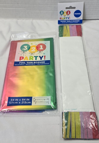 321 party foil - party!, striped