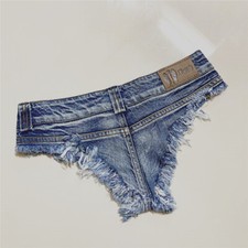 Waist Hot Pants Mini Jeans Sexy Ladies Micro Denim Shorts Low