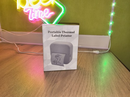 Portable thermal label - label, printer