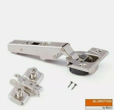 50 x BLUM 71B3550 Soft Close 110° Full Overlay Hinge & 173L6100 Clip BULK BUY