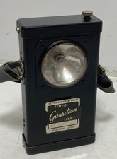Vintage Guardian Police Lamp Forster Traffic old Battery Hand Light Road Lantern