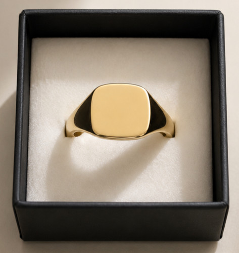 Signet ring mens 9ct - signet,