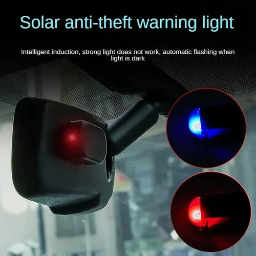 Solar power car led - car, fake