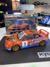 Vintage tamiya Subaru Impreza WRC #58295 German Rally 1999. With Box