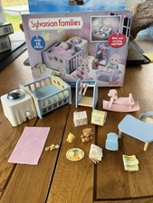 Sylvanian Families Nightlight Nursery Set Working Light Complete Original Box