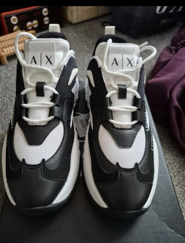 Armani exchange black white - armani, black/white