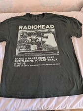 Radiohead Waste Heavy Cotton T