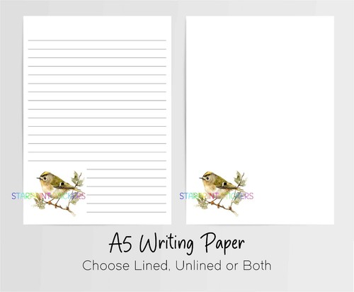 Goldcrest writing paper - writing,