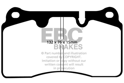 Ebc bluestuff front brake - front, pads