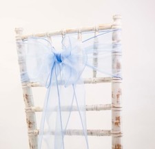 ORGANZA SASH CHAIR BOW WEDDING