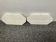 Fitzgerald PM228/HF Fluorescent Striplight Diffuser Endcaps x2, Ceiling Light