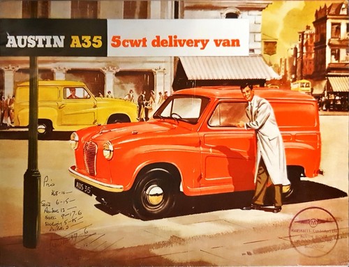 Austin a35 5cwt delivery - delivery, van