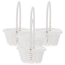  4 Pcs Rattan Flower Basket