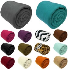 Large fleece throw luxury - throw,