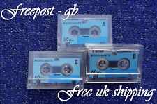 3 x AUDIO MICRO CASSETTES /