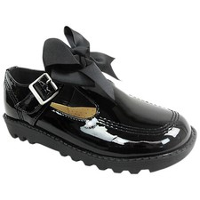 BACK TO SCHOOL SHOES GIRLS LADIES WOMENS MARY JANE PUMPS SLIP ON BOW LOAFERS NEW