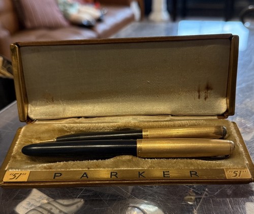 Vtg parker deep blue gold - parker,