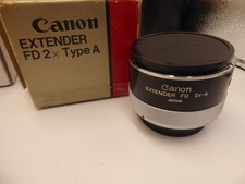 boxed Canon FD 2X Type A
