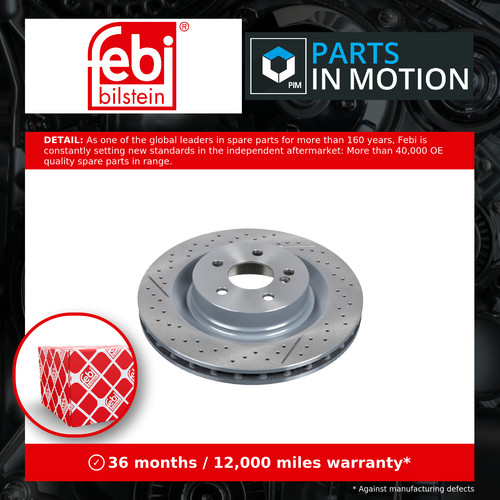 Brake discs pair vented - brake,