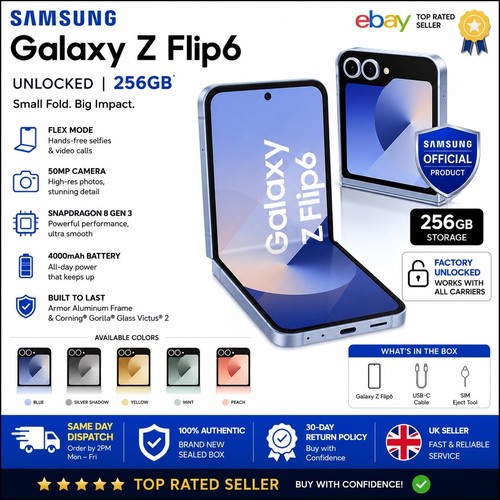 Samsung galaxy flip6 256gb - samsung,