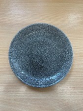 Churchill Studio Prints Raku Round Coupe Plates Quartz Black 165mm