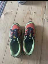 Salomon XT6 Orange and Green Trail Running Shoes