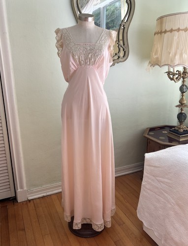 Vintage 1930s 40s - silk, bias