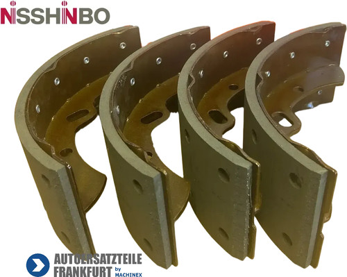 Nisshinbo rear brake shoe - brake, set