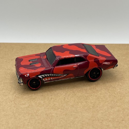 Hot wheels chevy nova red - chevy,