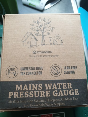 Mains water pressure tester - water,