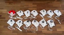 Kap7 Adult Water Polo Training Cap Set  No 1-13 1x Red, 12x White NEW RRP $295