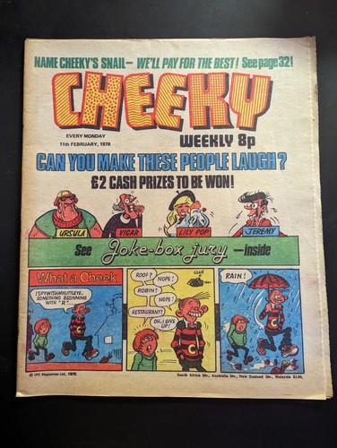 Cheeky weekly comic 11th - cheeky,