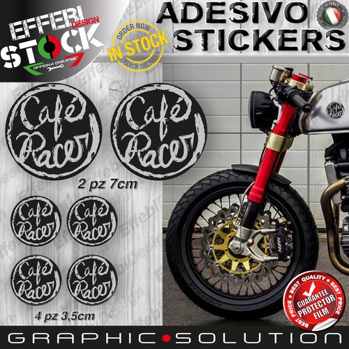 Stickers set cafe racer - set, helmet