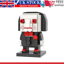 Jigsaw Saw Movie Billy the Puppet 145 Piece Brickheadz Building Brick Toy