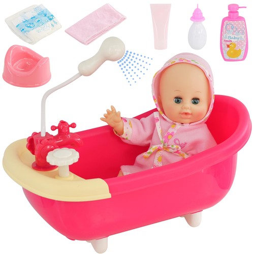 Bath doll set bathtub with - bath, &