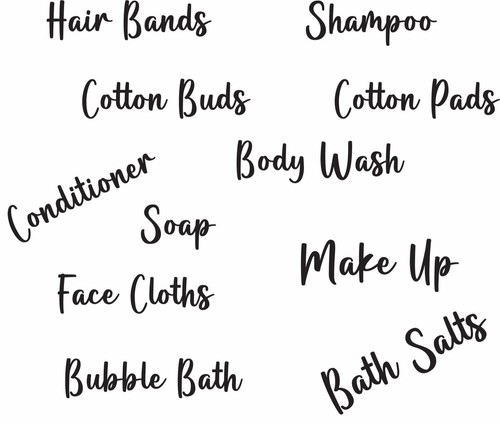 Bathroom vinyl decal - for, pump