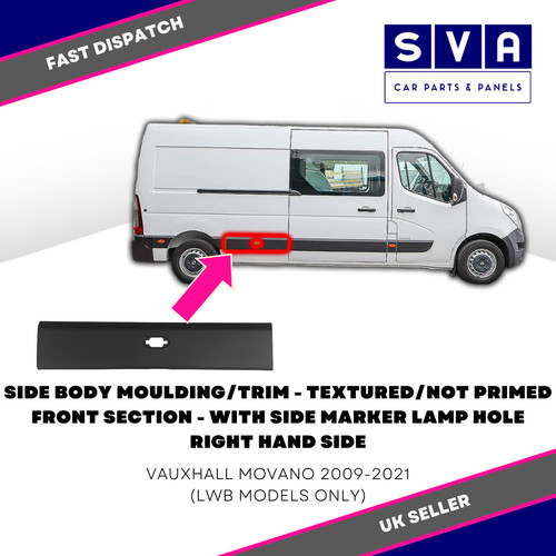 Vauxhall movano 2009 - 2009-2021, side
