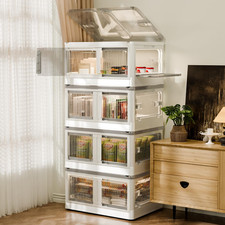 4 Tier Storage Bins with Lids