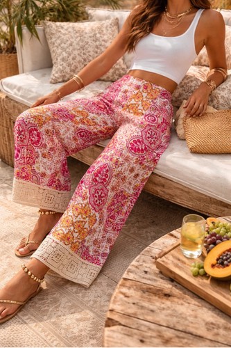 Zara printed trousers - printed,