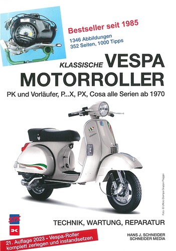 Klassische vespa motorroller - vespa,