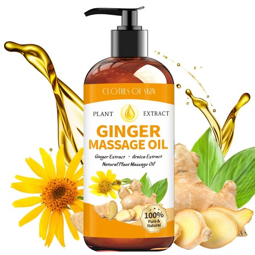Ginger oil massage - ginger,