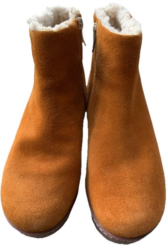 Fitflop tan suede shearling - tan,