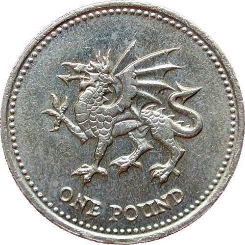 Round coin circulated - round,