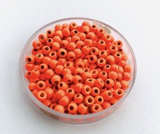 Orange Brass Fly Tying Beads X 50