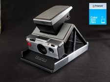 SX-70 Polaroid camera - 600 Converted - SERVICED TESTED WORKING