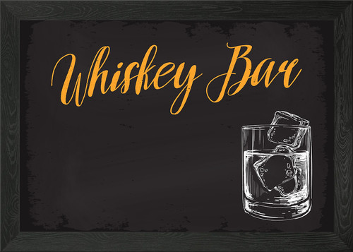 Whisky whiskey bar framed - whisky,