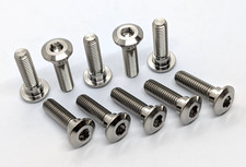 Suzuki GSXR1100 Titanium front disc bolt kit 86-98 GSX1100R Ti rotor Slabside