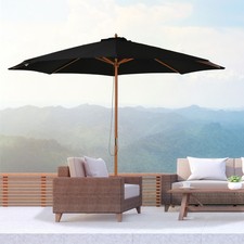 (3m) Fir Wooden Garden Parasol
