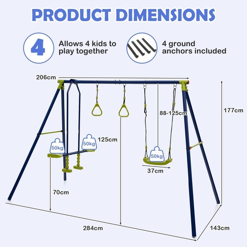 Ring kids swing set - swing,